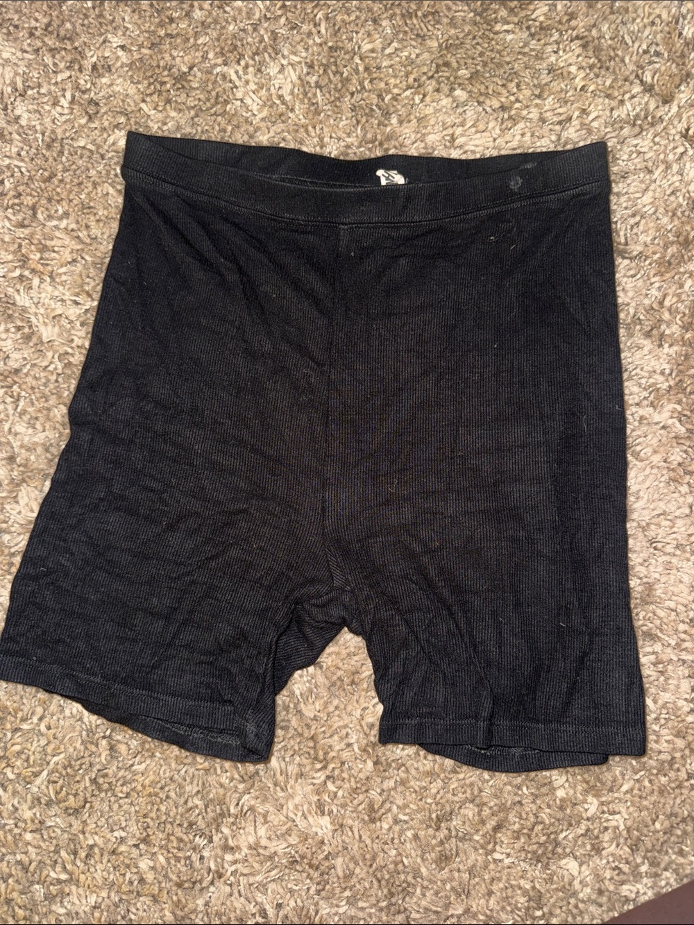 Joah Brown jersey ribbed biker shorts s/m